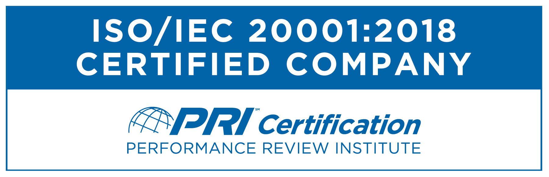 ISO/IEC 20000-1:2018 Certification Logo